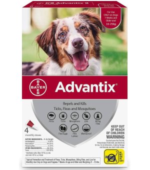 Bayer Advantix 4 x 2,5ml [Dostępny tylko w sprzedaży stacjonarnej]