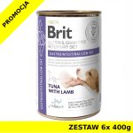 Brit Veterinary Diets Dog Gastrointestinal - low fat - obniżona zawartość tłuszczu ZESTAW 6x 400g - puszka