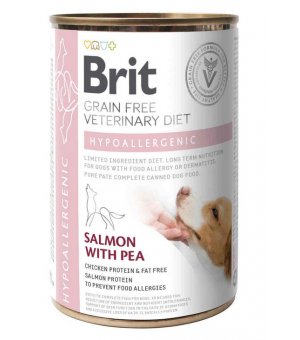 Brit Veterinary Diets Dog Hypoallergenic 400g - puszka