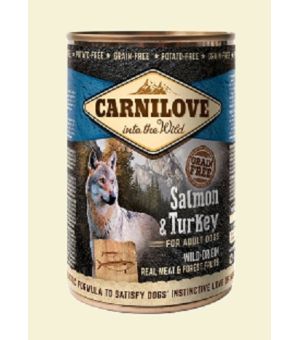 Karma mokra dla psa Carnilove Adult Wild Meat Salmon & Turkey 400g