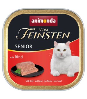 Karma mokra dla kota Animonda Cat Vom Feinsten Senior Z WOŁOWINĄ - 100g