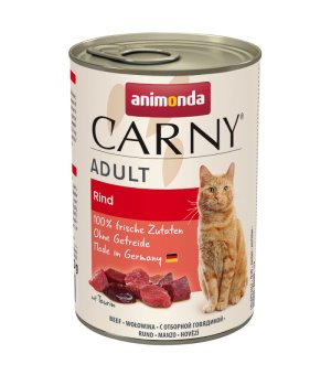 Karma mokra dla kota Animonda Cat Carny WOŁOWINA - 400g