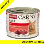 Karma mokra dla kota Animonda Cat Carny WOŁOWINA ZESTAW 6x 200g