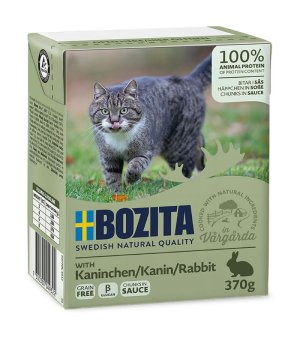 Karma mokra dla kota Bozita tetra recart w sosie z królikiem 370g