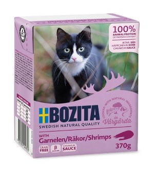 Karma mokra dla kota Bozita tetra recart w sosie z krewetkami 370g