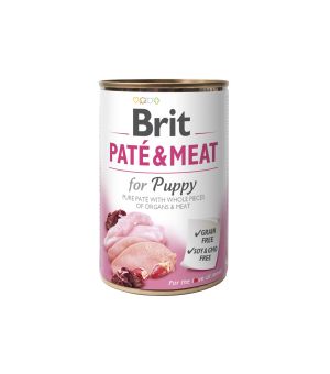 Karma mokra dla psa Brit Care CHICKEN TURKEY Puppy Pate Meat 400g