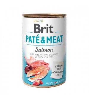 Karma mokra dla psa Brit Care Salmon Pate Meat 400g