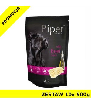Karma mokra dla psa Piper żołądki wołowe ZESTAW 10x 500g