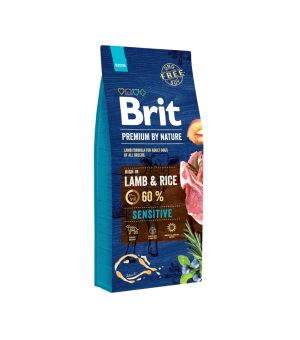 Karma sucha dla psa Brit Premium By Nature Sensitive Lamb 3kg