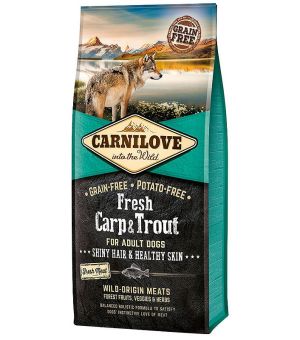 Karma sucha dla psa Carnilove Fresh Carp Trout Adult  1,5kg
