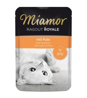 Karma mokra dla kota Miamor Ragout Royale Pute - Indyk w galaretce 100g