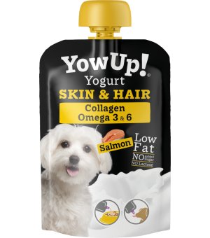 YOW UP! Jogurt Skin&Hair collagen omega 3 i 6 - łosoś 115g