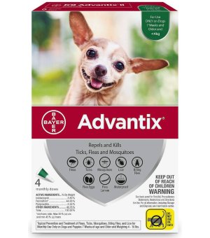 Bayer Advantix 4 x 0,4 ml [Dostępny tylko w sprzedaży stacjonarnej]