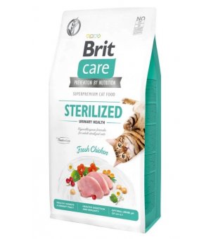 BRIT CARE dla kota Grain Free sterilised - urinary - 7kg