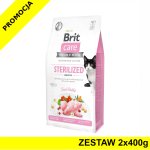 BRIT CARE dla kota Grain Free sterilised - sensitive ZESTAW 2x 400G