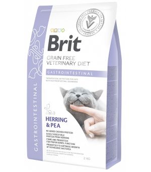 Brit Veterinary Diet Cat Gastro Intestinal Herring&Pea sucha karma DLA KOTA - 2kg
