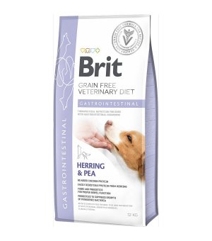 Brit Veterinary Diet Dog Gastro Intestinal Herring & Pea sucha karma dla psa - 12kg - 5% rabat