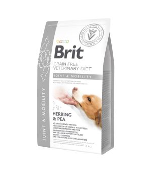 Brit Veterinary Diet Dog Joint & Mobility Herring & Pea sucha karma dla psa - 2kg  - 5% rabat