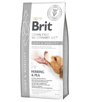 Brit Veterinary Diet Dog Joint & Mobility Herring & Pea sucha karma dla psa - 12kg - 5% rabat