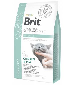 Brit Veterinary Diet Cat Struvite Chicken&Pea sucha karma DLA KOTA - 2kg - 5% rabat