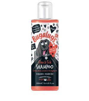 Bugalugs Szampon Flea&Tick 250ml - szampon przeciw pchłom i kleszczom