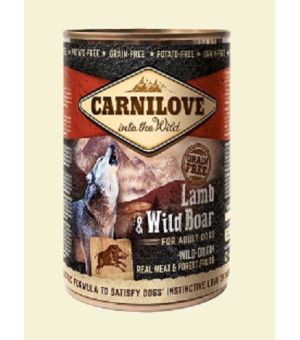 Karma mokra dla psa Carnilove Adult Wild Meat Lamb & Wild Boar 400g