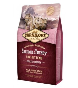 Karma sucha dla kota Carnilove Cat Salmon Turkey Kittens 400g