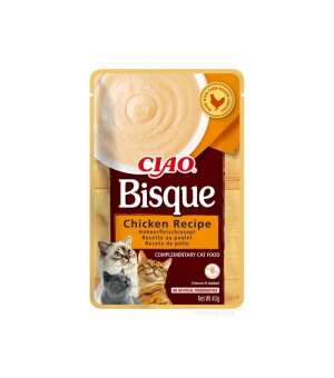 INABA Cat Ciao Bisque chicken - kremowa zupa z kurczakiem 40g 
