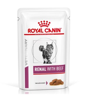 Karma dietetyczna dla kota Royal Canin Cat Renal - wołowina 85g saszetka