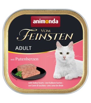 Karma mokra dla kota Animonda Cat Vom Feinsten Classic SERCA INDYKA  100g