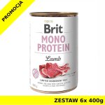 Karma mokra dla psa Brit Care Mono Protein Lamb ZESTAW 6x 400g