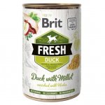 Karma mokra dla psa Brit Fresh duck & millet 400g