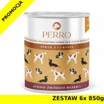 Karma mokra dla psa Perro Indyk z cukinią dla psów dorosłych ZESTAW 6x 850g
