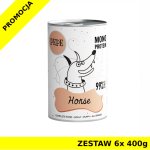 Karma Mokra Paka Zwierzaka - PEPE MONO PROTEIN Horse - konina ZESTAW 6x 400g