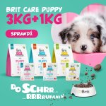 Karma sucha dla szczeniąt Brit Care HYPOALLERGENIC Puppy Lamb Rice 3kg +1kg GRATIS!