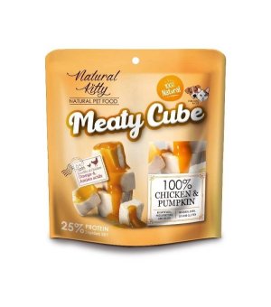 Meaty Cube Soczyste kawałki mięsa z Kurczaka z Dynią dla psa i kota 60g