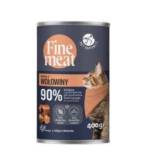 PetRepublic Fine Meat dla kota danie z wołowiny 400g
